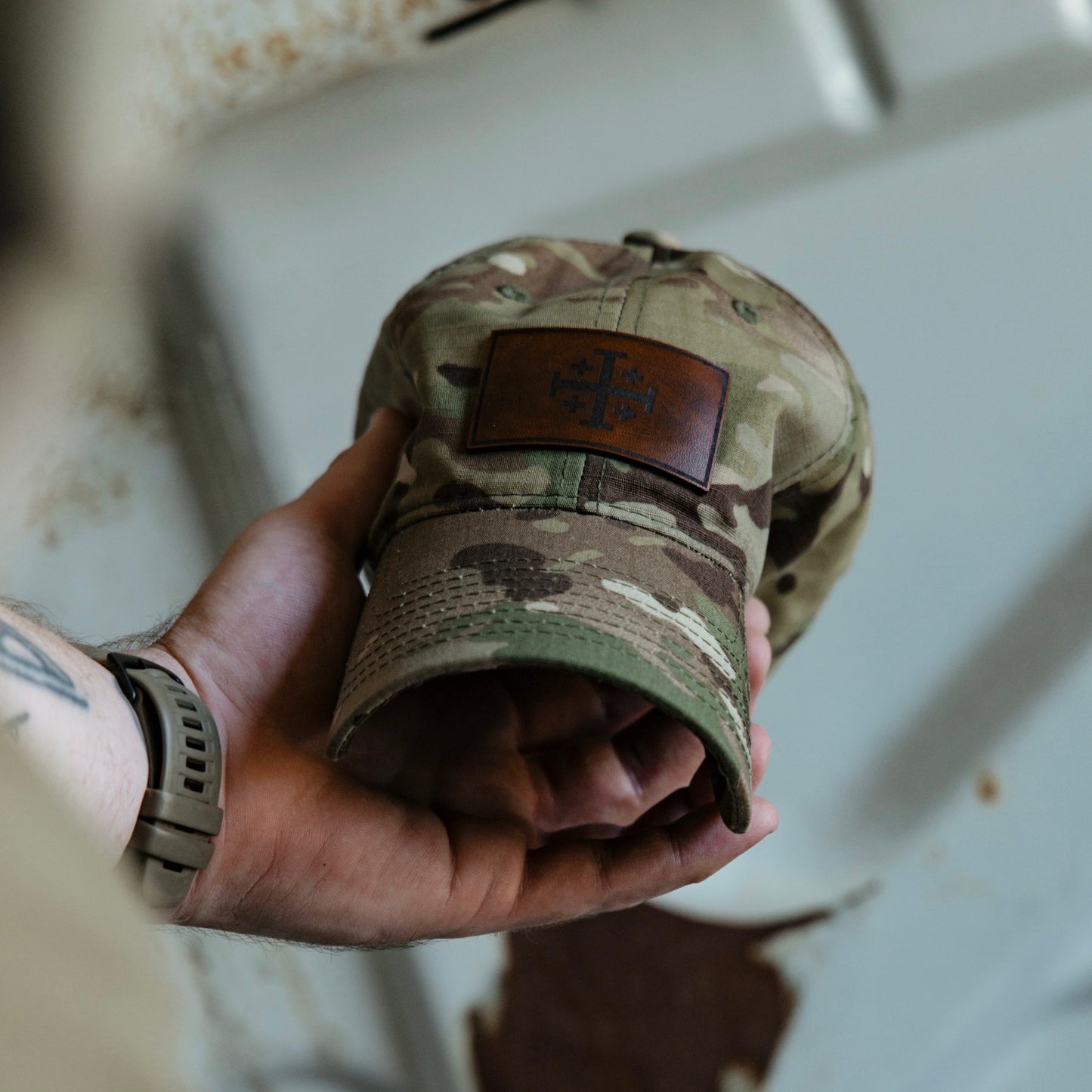 Multicam Team Cap - Jerusalem Cross