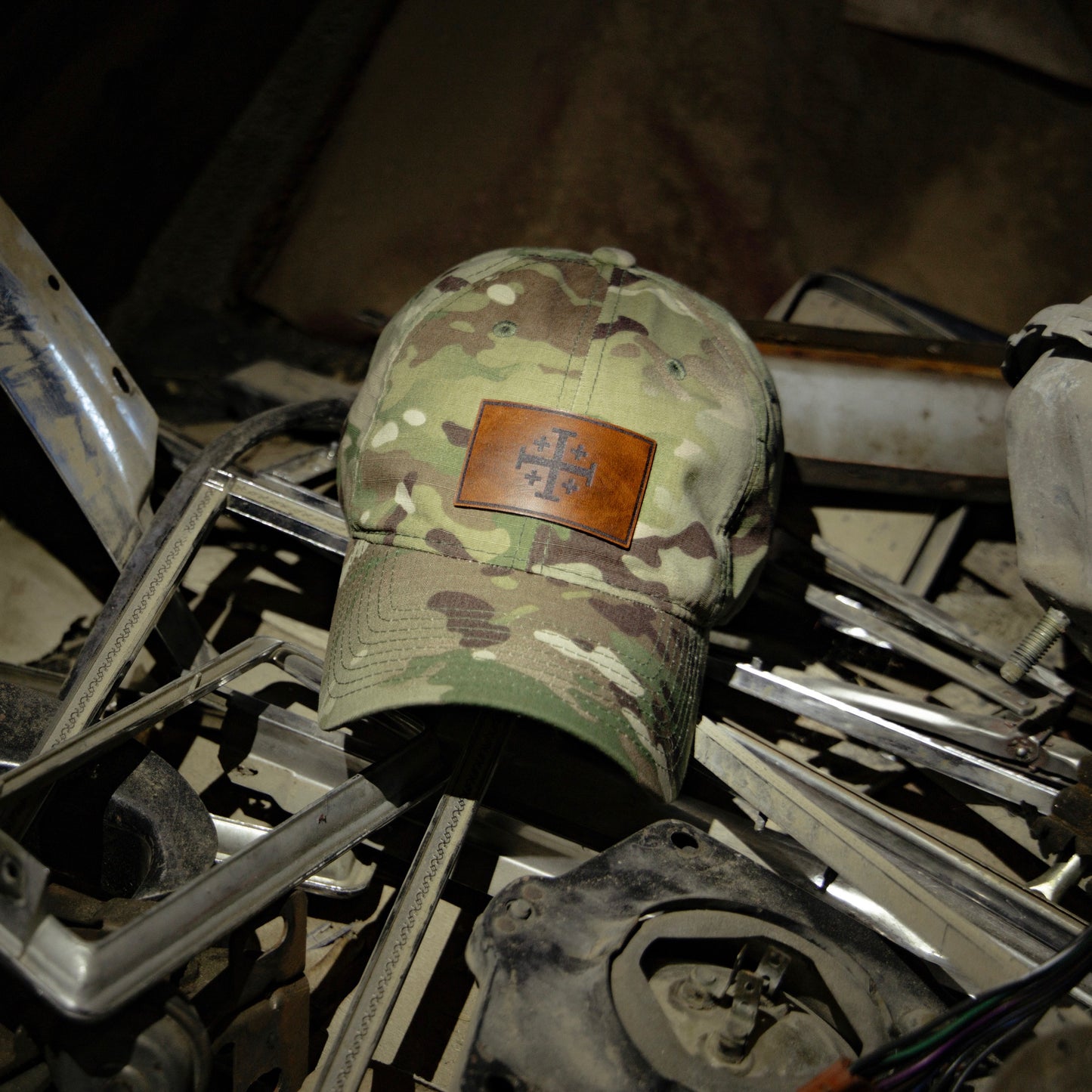 Multicam Team Cap - Jerusalem Cross
