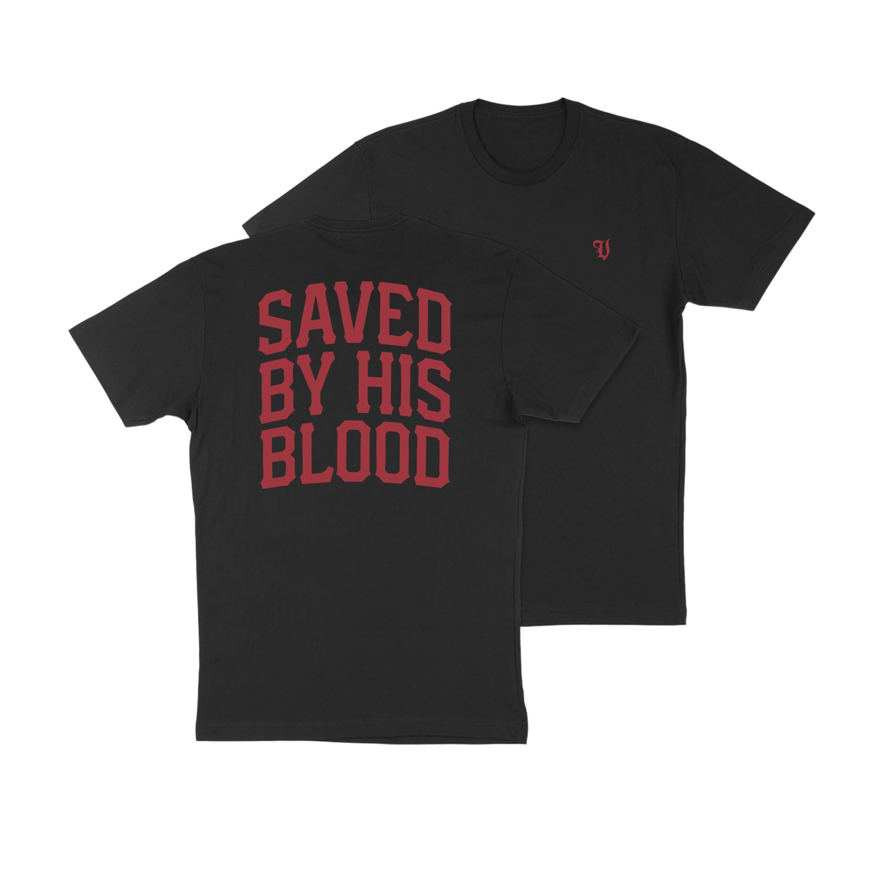 Saved by His Blood - Heavyweight Tee