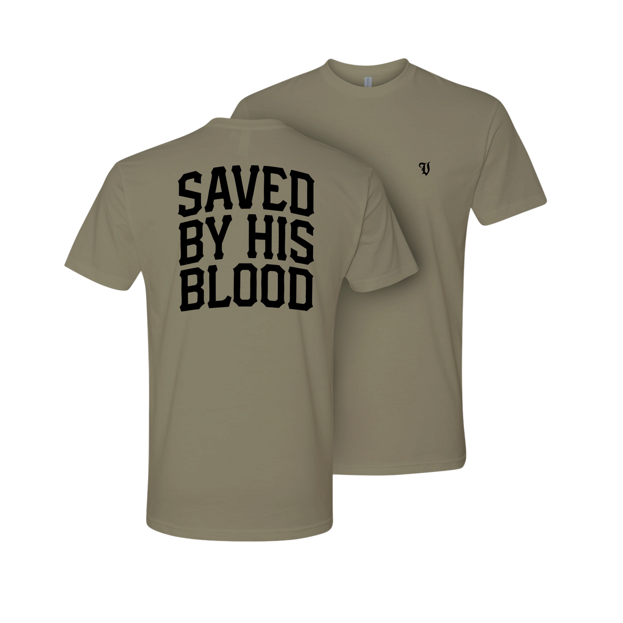 Saved by His Blood - Athletic Tee