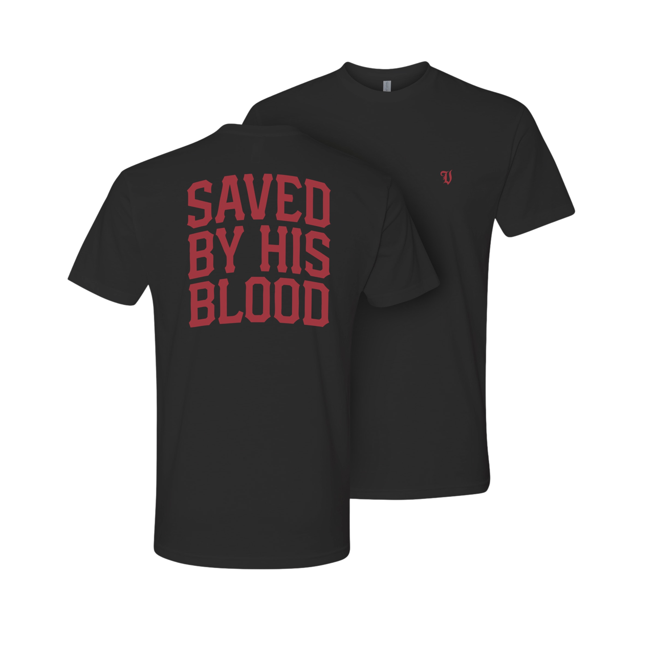 Saved by His Blood - Athletic Tee